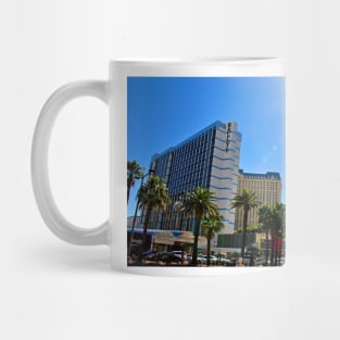 Eiffel Tower Paris and Ballys Hotel Las Vegas America Mug